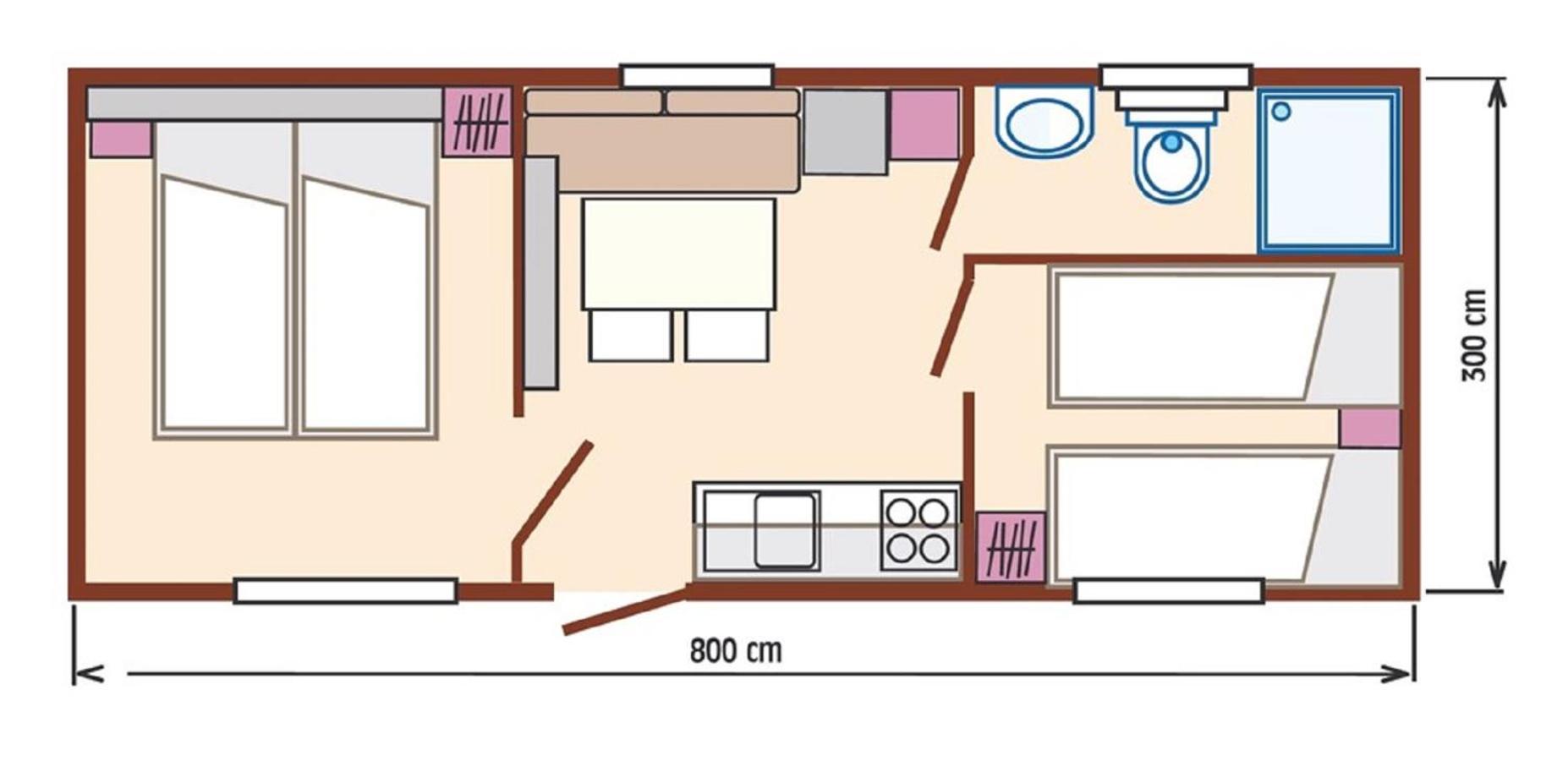 Victoria Mobilehome By Ville Degli Ulivi Marina di Campo Bagian luar foto